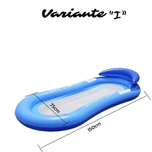 Outdoor Foldable Water Hammock Inflatable Floating Swimming Pool Mattress Swimming Ring Pool Party Toy Lounge Bed For Swimming