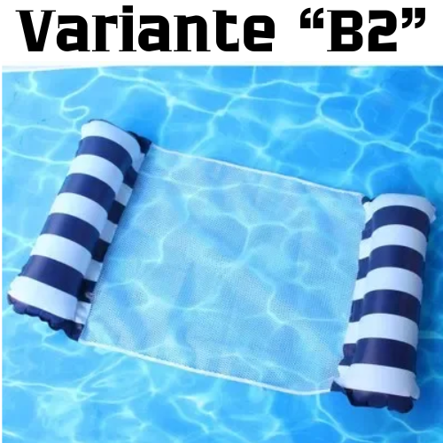 Summer Swim Inflatable Floating Water Mattresses Hammock Stripe Lounge Chairs Pool Water Sports Toys Floating Mat Pool Toys Kids