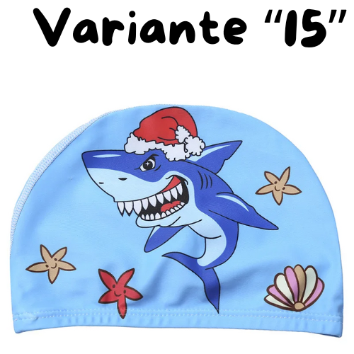 Children Cartoon Swimming Cap Kids Elastic Fabric Swiming Pool Water Sport Protect Ears Hat Swim Bathing Hats Caps Boys Girls