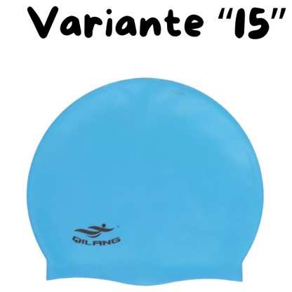 Waterproof Silicone Swim Caps Women Men High Elastic Flexible Protect Ears Hair Swimming Pool Hat for Adults Children Girls Boys