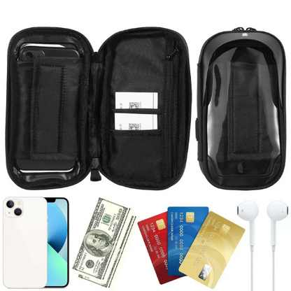 Bicycle Motorcycle GPS Navigation Holder Waterproof Multi-function Mobile Phone Bracket Card Pack Bike Motorcycle Accessories