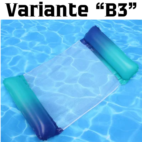 Summer Swim Inflatable Floating Water Mattresses Hammock Stripe Lounge Chairs Pool Water Sports Toys Floating Mat Pool Toys Kids