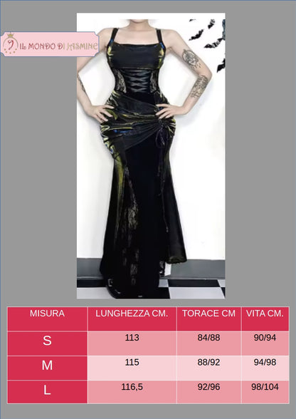 Abito da donna. Selezione di abiti in diverso stile vittoriano, gotico, con merletti in pizzo. Ideale come costume per carnevale, cosplay, feste.