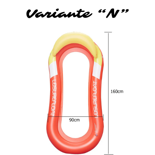 Outdoor Foldable Water Hammock Inflatable Floating Swimming Pool Mattress Swimming Ring Pool Party Toy Lounge Bed For Swimming