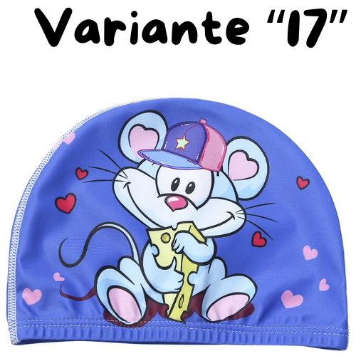 Children Cartoon Swimming Cap Kids Elastic Fabric Swiming Pool Water Sport Protect Ears Hat Swim Bathing Hats Caps Boys Girls