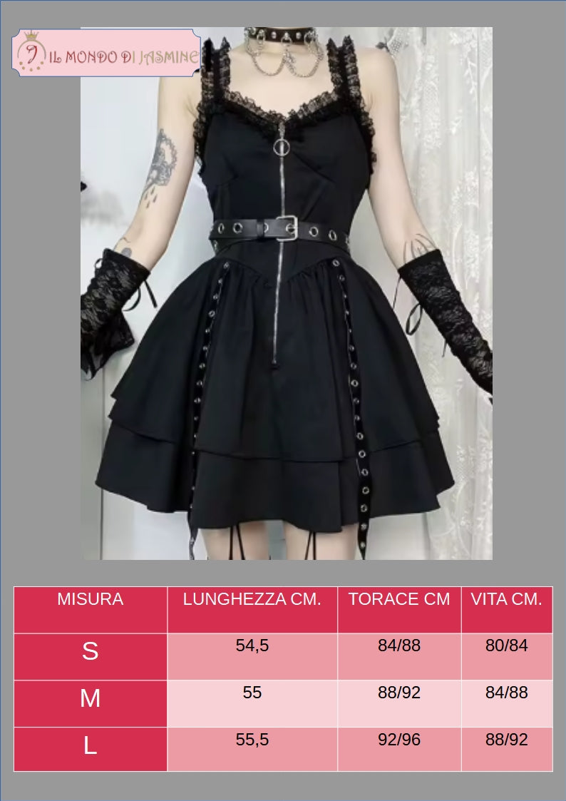 Abito da donna. Selezione di abiti in diverso stile vittoriano, gotico, con merletti in pizzo. Ideale come costume per carnevale, cosplay, feste.