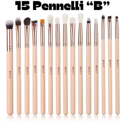💖 Pennelli Trucco – Kit Professionale Da 5 a 28 Pezzi – Set Completo per Make-up Viso e Occhi.