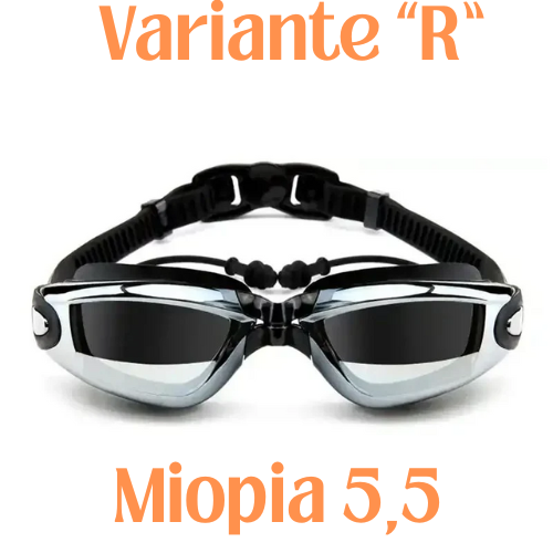 2021 Adult Myopia Swimming Goggles Earplug Professional Pool Glasses Anti Fog Men Women Optical Waterproof Eyewear Wholesale