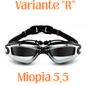 2021 Adult Myopia Swimming Goggles Earplug Professional Pool Glasses Anti Fog Men Women Optical Waterproof Eyewear Wholesale
