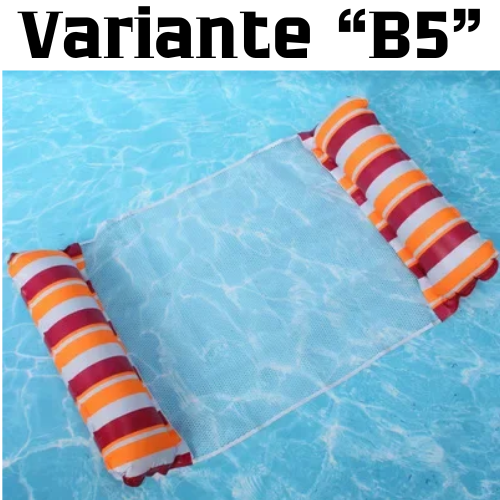 Summer Swim Inflatable Floating Water Mattresses Hammock Stripe Lounge Chairs Pool Water Sports Toys Floating Mat Pool Toys Kids