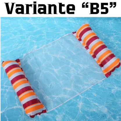Summer Swim Inflatable Floating Water Mattresses Hammock Stripe Lounge Chairs Pool Water Sports Toys Floating Mat Pool Toys Kids