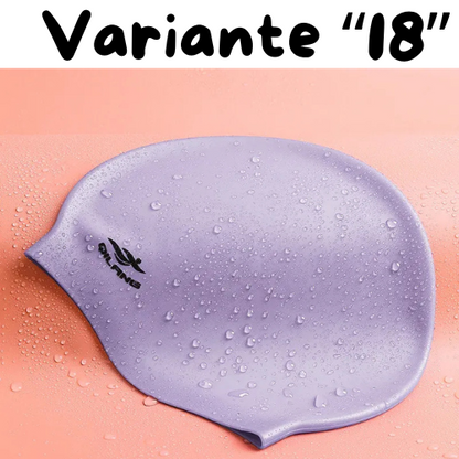 Waterproof Silicone Swim Caps Women Men High Elastic Flexible Protect Ears Hair Swimming Pool Hat for Adults Children Girls Boys