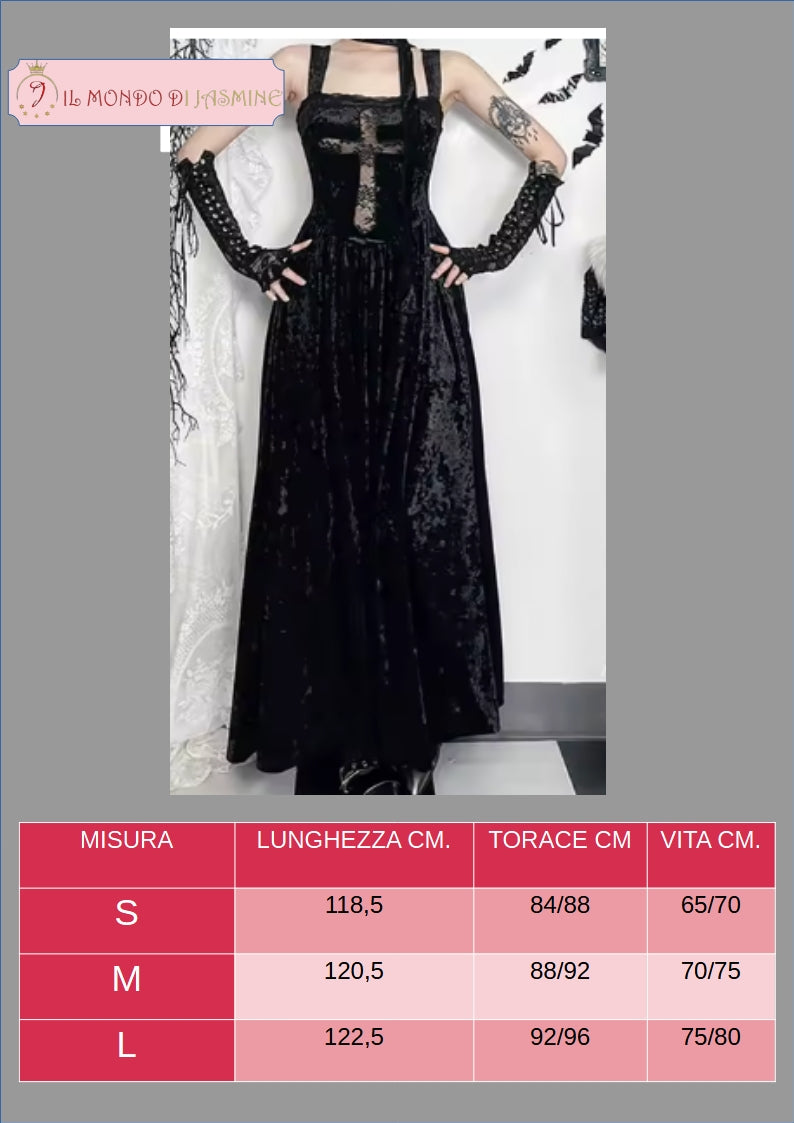 Abito da donna. Selezione di abiti in diverso stile vittoriano, gotico, con merletti in pizzo. Ideale come costume per carnevale, cosplay, feste.