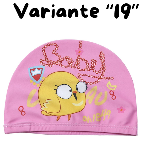 Children Cartoon Swimming Cap Kids Elastic Fabric Swiming Pool Water Sport Protect Ears Hat Swim Bathing Hats Caps Boys Girls