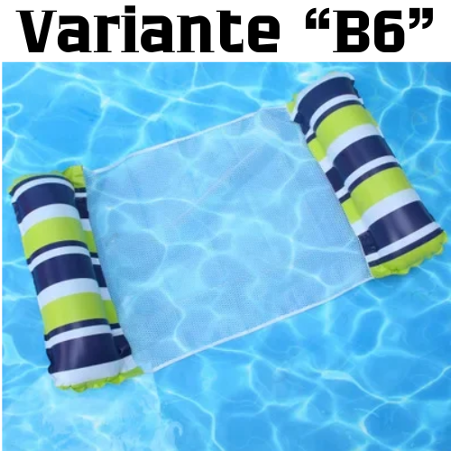 Summer Swim Inflatable Floating Water Mattresses Hammock Stripe Lounge Chairs Pool Water Sports Toys Floating Mat Pool Toys Kids