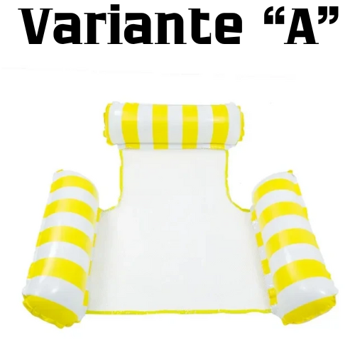 Summer Swim Inflatable Floating Water Mattresses Hammock Stripe Lounge Chairs Pool Water Sports Toys Floating Mat Pool Toys Kids