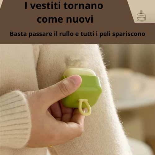 🧺 Leva-Pelucchi Manuale a Rullo – Riutilizzabile, Ecologico, Leggero e Portatile.