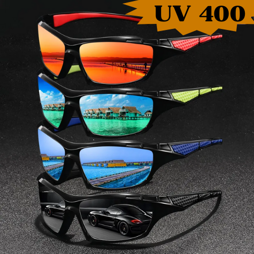 🕶️ Occhiali da Sole Unisex Polarizzati – Leggeri, Resistenti, Antiriflesso, Protezione UV Totale.
