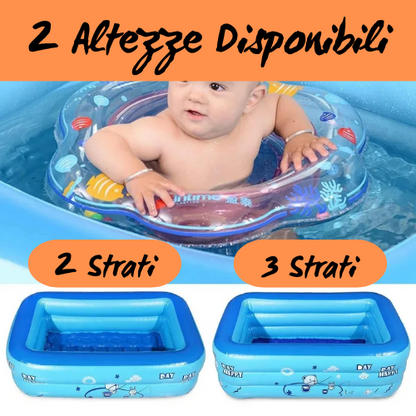 120cm/130cm Inflatable Square Swimming Pool Children Inflatable Pool Bathing Tub Baby Kid Home Outdoor Large Home Outdoor Pool