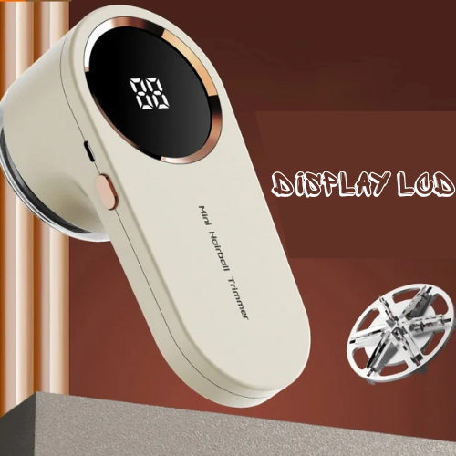 ✨ Leva-pelucchi Elettrico - Compatto, Potente e Delicato sui Tessuti. Display Digitale a Led ✨