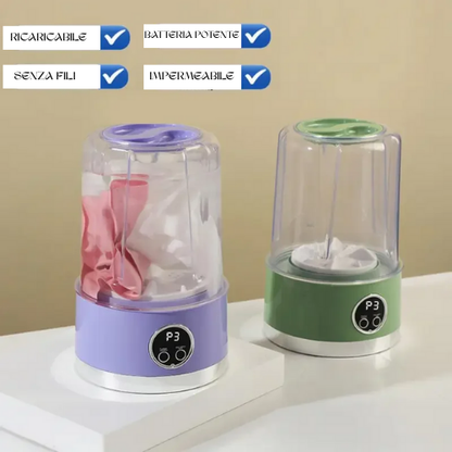 Portable Cordless Washing Machine,USB Rechargeable, Mini Washer For /Underwear/Socks/Baby Clothes Home Travel Laundry Bucket