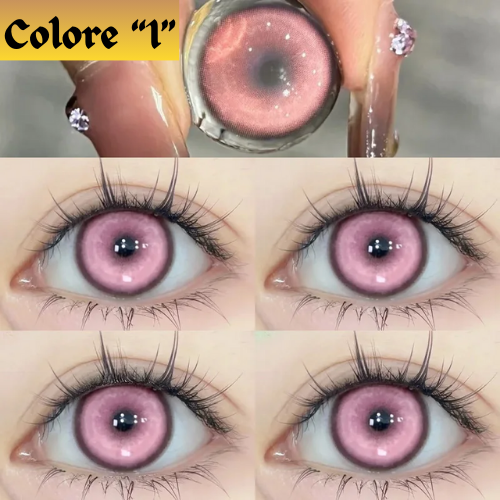 👁️ Lenti a Contatto Colorate Gradazione 0,00/4,50 – Comode e Sicure – Confezione da 2 Pezzi.