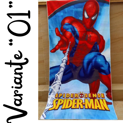 Disney Cartoon Cool Spiderman Avengers Baby Bath Towels 75X150cm Love Microfibre Home Wash Kids Adult Beach Swimming Towel