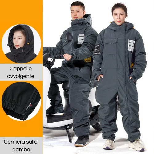 🧥 Tuta Impermeabile Unisex – Massima Protezione, Comfort e Sicurezza in Ogni Situazione Meteo.
