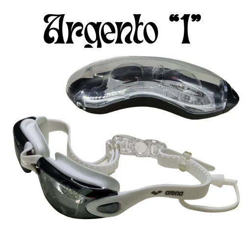 ARENA Professional Adult Anti-fog Swimming Goggles with Earplugs Men Women Swim Leak Proof Adjustable UV Protection Eyewear