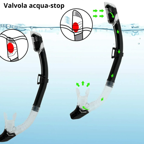 QYQ Diving mask Professional Snorkel Diving Mask and Snorkels Goggles Glasses Diving Swimming Easy Breath Tube Set Snorkel Mask