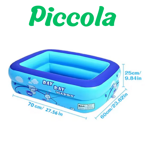 Piscina gonfiabile per bambini, pieghevole, portatile. Disponibile in due misure.