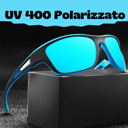 Occhiali da Sole Polarizzati Uomo Donna – Protezione UV400, Leggeri e Resistenti – Disponibili in Vari Colori.