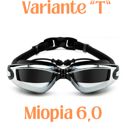 2021 Adult Myopia Swimming Goggles Earplug Professional Pool Glasses Anti Fog Men Women Optical Waterproof Eyewear Wholesale