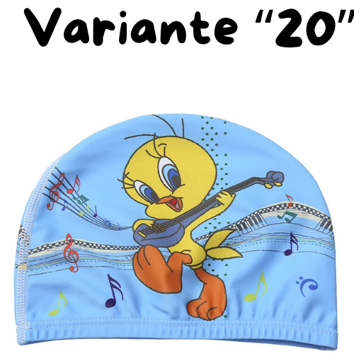 Children Cartoon Swimming Cap Kids Elastic Fabric Swiming Pool Water Sport Protect Ears Hat Swim Bathing Hats Caps Boys Girls