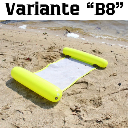 Summer Swim Inflatable Floating Water Mattresses Hammock Stripe Lounge Chairs Pool Water Sports Toys Floating Mat Pool Toys Kids