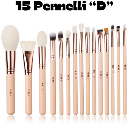 💖 Pennelli Trucco – Kit Professionale Da 5 a 28 Pezzi – Set Completo per Make-up Viso e Occhi.