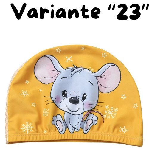 Children Cartoon Swimming Cap Kids Elastic Fabric Swiming Pool Water Sport Protect Ears Hat Swim Bathing Hats Caps Boys Girls