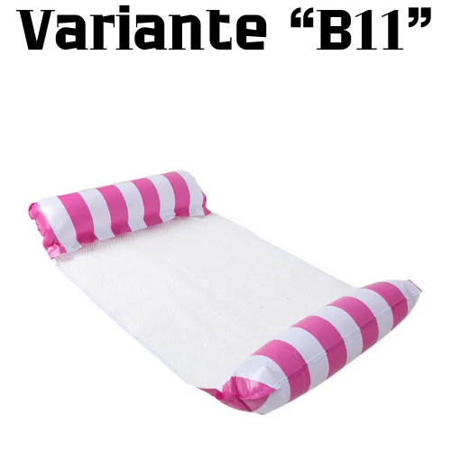 Summer Swim Inflatable Floating Water Mattresses Hammock Stripe Lounge Chairs Pool Water Sports Toys Floating Mat Pool Toys Kids