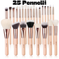 💖 Pennelli Trucco – Kit Professionale Da 5 a 28 Pezzi – Set Completo per Make-up Viso e Occhi.