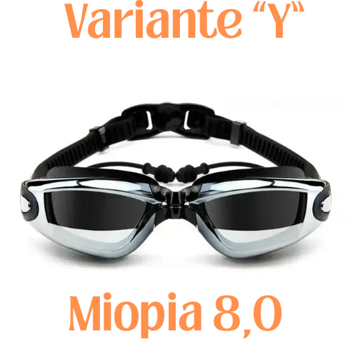 2021 Adult Myopia Swimming Goggles Earplug Professional Pool Glasses Anti Fog Men Women Optical Waterproof Eyewear Wholesale