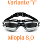 2021 Adult Myopia Swimming Goggles Earplug Professional Pool Glasses Anti Fog Men Women Optical Waterproof Eyewear Wholesale