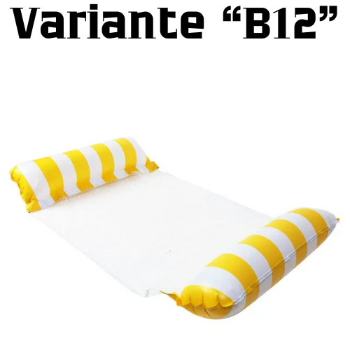 Summer Swim Inflatable Floating Water Mattresses Hammock Stripe Lounge Chairs Pool Water Sports Toys Floating Mat Pool Toys Kids