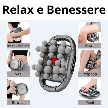 💪  Massaggiatore a Percussione – Sollievo Muscolare Profondo ad Alta Frequenza. Ideale per Schiena, Vita, Collo, Spalle, Etc.