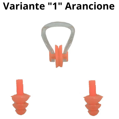 Tappi per Orecchie e Nasali in Silicone – Ideali per Nuoto e Relax. Colori a scelta.