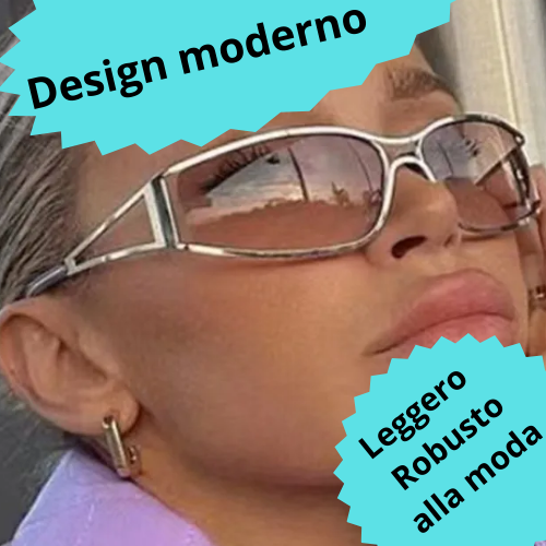 Occhiali da Sole Polarizzati Uomo Donna – Montatura in lega sfumata,  Protezione UV400, Leggeri e Resistenti – Disponibili in Vari Colori.