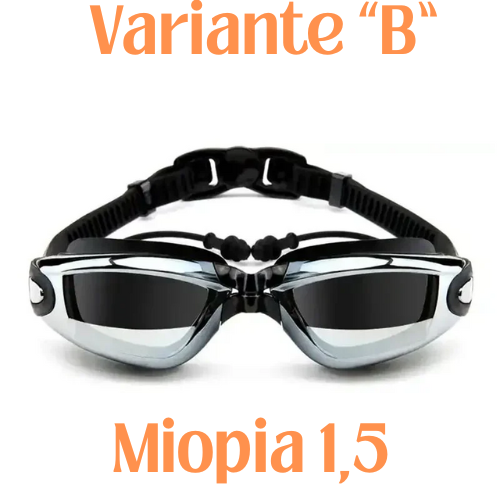 2021 Adult Myopia Swimming Goggles Earplug Professional Pool Glasses Anti Fog Men Women Optical Waterproof Eyewear Wholesale