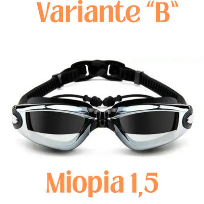 2021 Adult Myopia Swimming Goggles Earplug Professional Pool Glasses Anti Fog Men Women Optical Waterproof Eyewear Wholesale