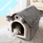 Cuccia pieghevole per cani e gatti di piccola e media taglia. In soffice cotone.