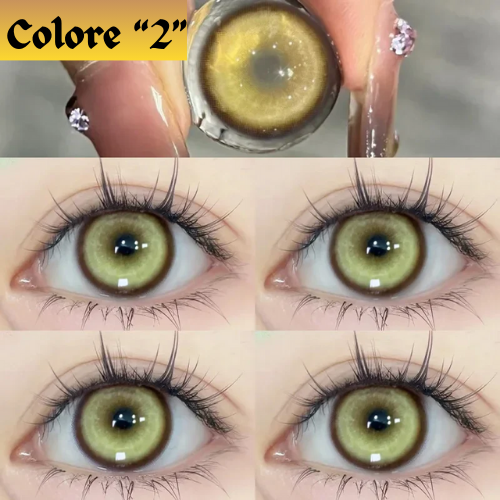 👁️ Lenti a Contatto Colorate Gradazione 0,00/4,50 – Comode e Sicure – Confezione da 2 Pezzi.
