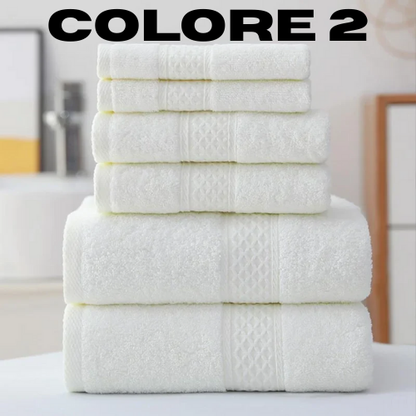 3pcs Luxurious Cotton Towel Set Ultra Soft Highly Absorbent Includes 1 Bath Towels 1 Hand Towels 1 Washcloths For Home Bathroom
